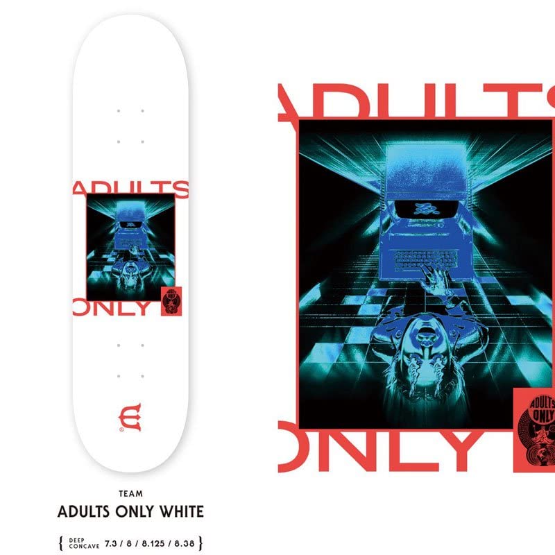 Amazon | EVISEN エビセン スケートボード デッキ ADULTS ONLY